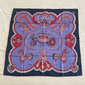 Hermès 90CM Paperoles scarf